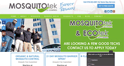 Desktop Screenshot of mosquitofreeliving.com